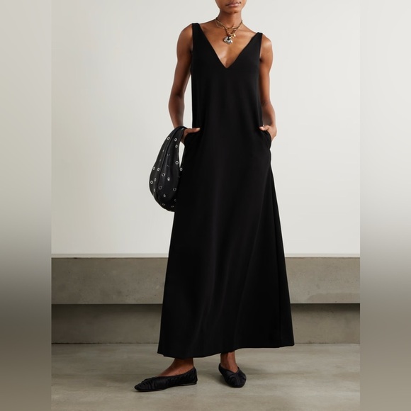 STAUD Dresses & Skirts - STAUD Zora Black Maxi Dress XS